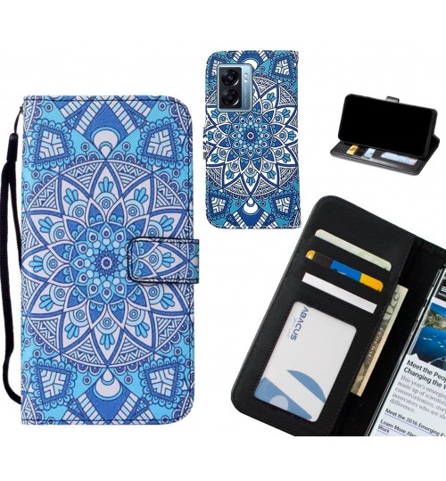 Oppo A77 2022 case leather wallet case printed ID