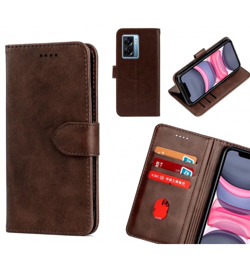 Oppo A77 2022 Case Premium Leather ID Wallet Case