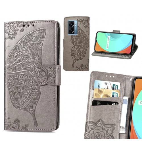 Oppo A77 2022 case Embossed Butterfly Wallet Leather Case