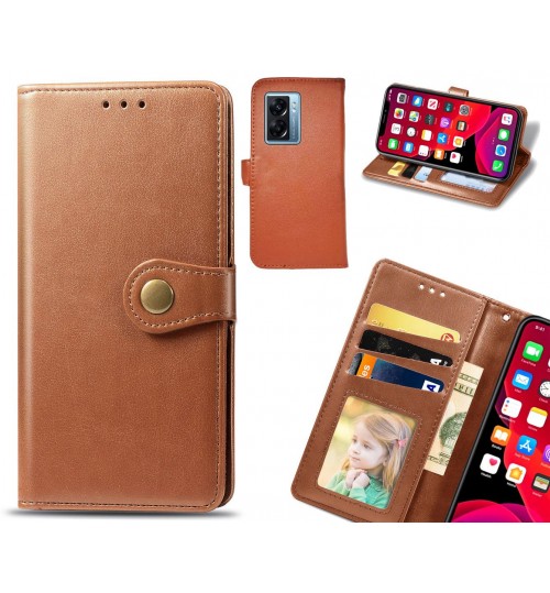 Oppo A77 2022 Case Premium Leather ID Wallet Case