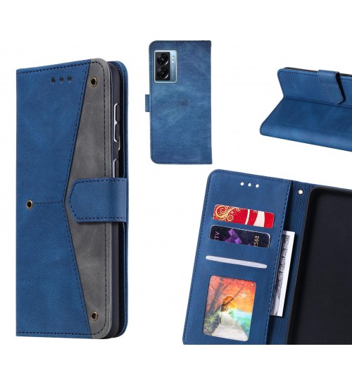 Oppo A77 2022 Case Wallet Denim Leather Case Cover