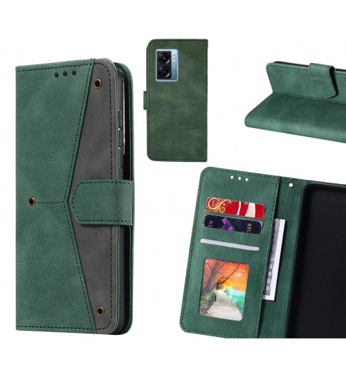 Oppo A77 2022 Case Wallet Denim Leather Case Cover