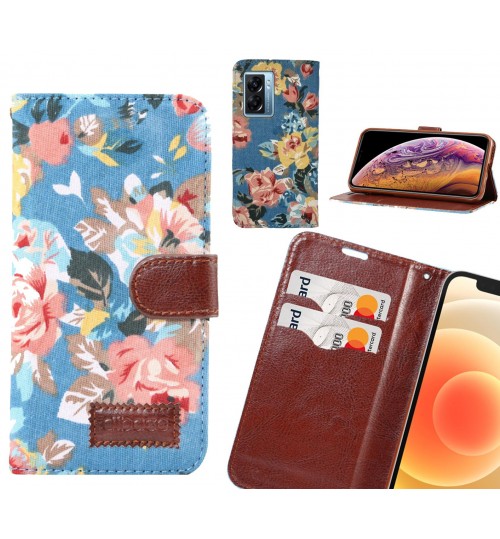 Oppo A77 2022 Case Floral Prints Wallet Case