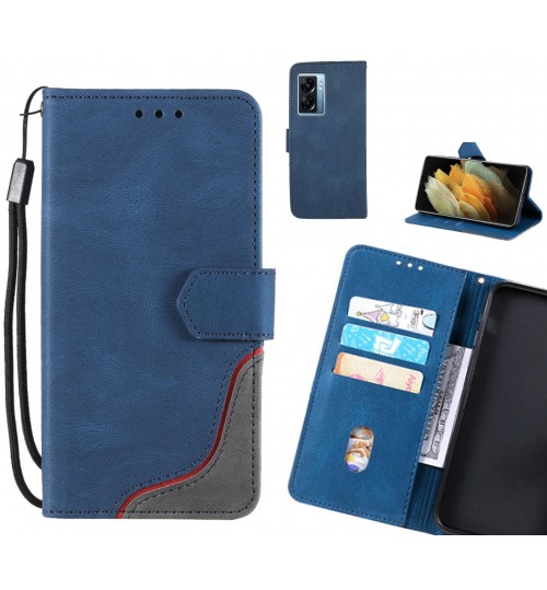 Oppo A77 2022 Case Wallet Denim Leather Case