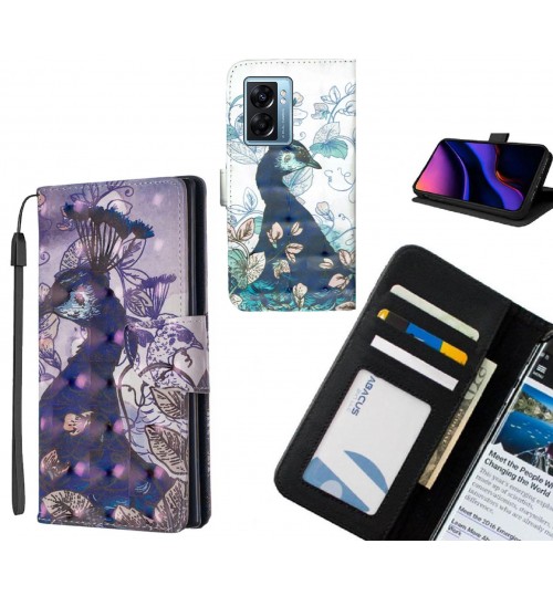 Oppo A77 2022 Case Leather Wallet Case 3D Pattern Printed