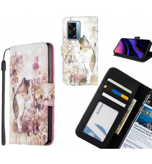 Oppo A77 2022 Case Leather Wallet Case 3D Pattern Printed