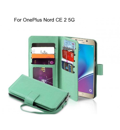 OnePlus Nord CE 2 5G Case Multifunction wallet leather case