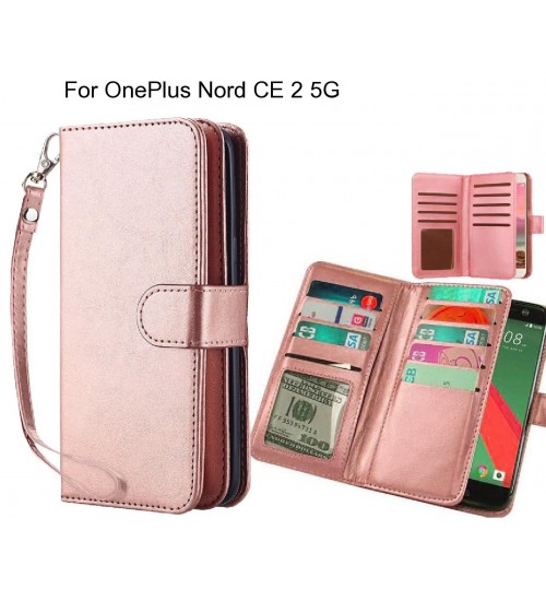 OnePlus Nord CE 2 5G Case Multifunction wallet leather case