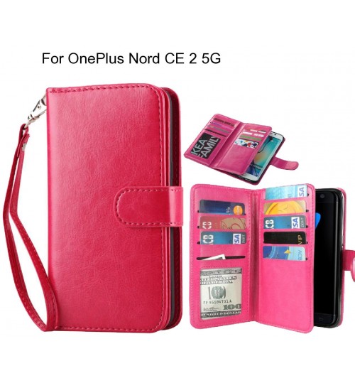 OnePlus Nord CE 2 5G Case Multifunction wallet leather case