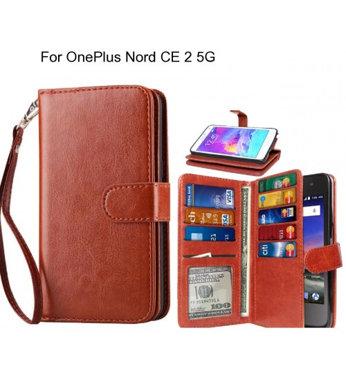 OnePlus Nord CE 2 5G Case Multifunction wallet leather case