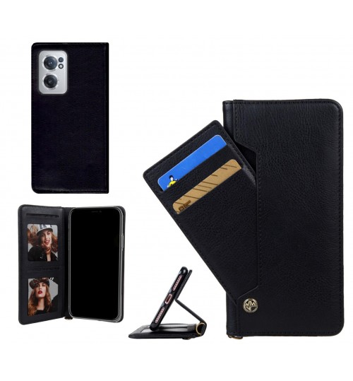 OnePlus Nord CE 2 5G case slim leather wallet case 4 cards 2 ID magnet