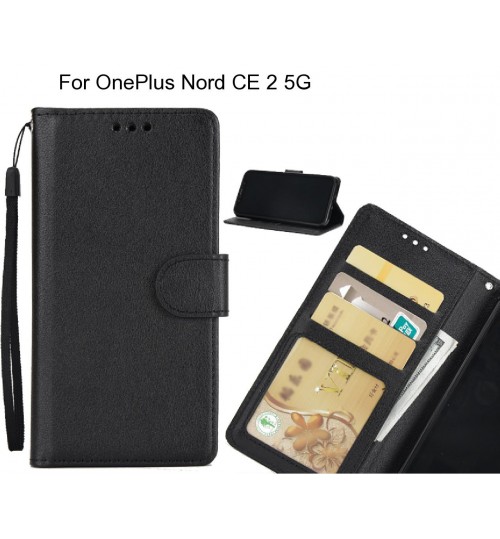 OnePlus Nord CE 2 5G  case Silk Texture Leather Wallet Case