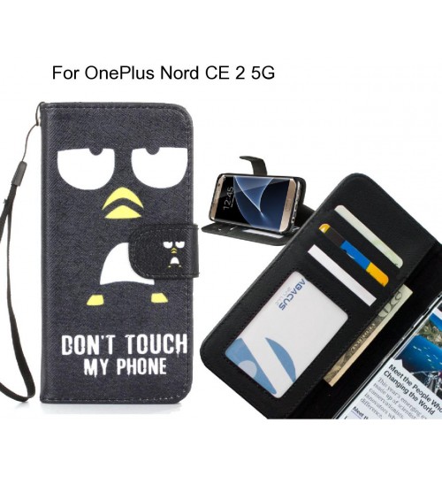 OnePlus Nord CE 2 5G case 3 card leather wallet case printed ID