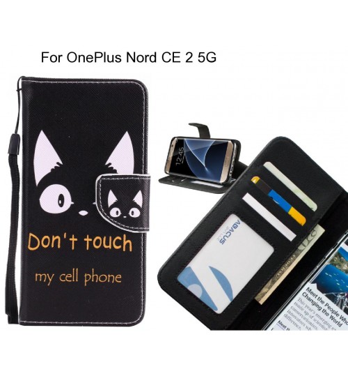 OnePlus Nord CE 2 5G case 3 card leather wallet case printed ID