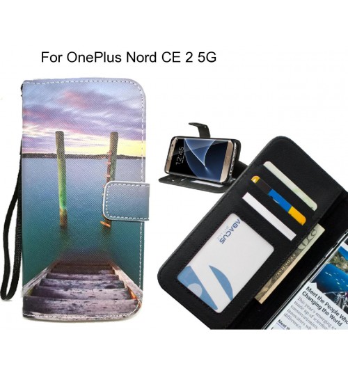 OnePlus Nord CE 2 5G case 3 card leather wallet case printed ID