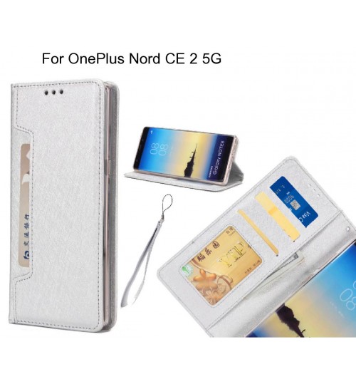 OnePlus Nord CE 2 5G case Silk Texture Leather Wallet case