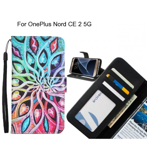 OnePlus Nord CE 2 5G case 3 card leather wallet case printed ID