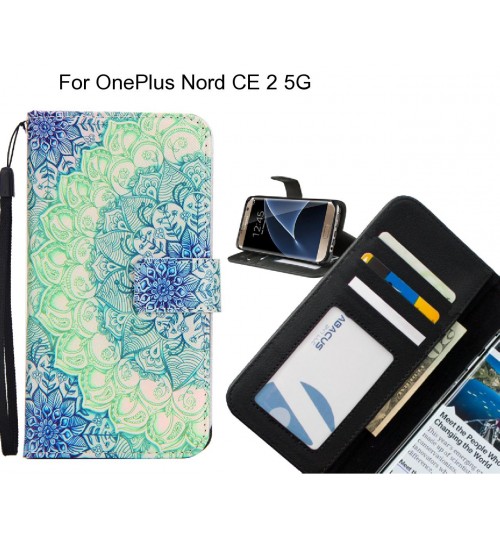 OnePlus Nord CE 2 5G case 3 card leather wallet case printed ID