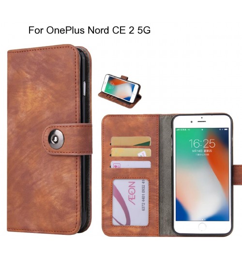 OnePlus Nord CE 2 5G case retro leather wallet case