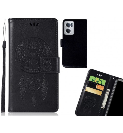 OnePlus Nord CE 2 5G Case Embossed wallet case owl