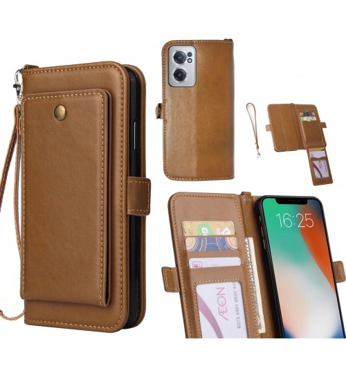 OnePlus Nord CE 2 5G Case Retro Leather Wallet Case