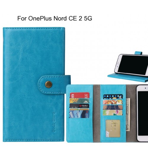 OnePlus Nord CE 2 5G Case 9 slots wallet leather case