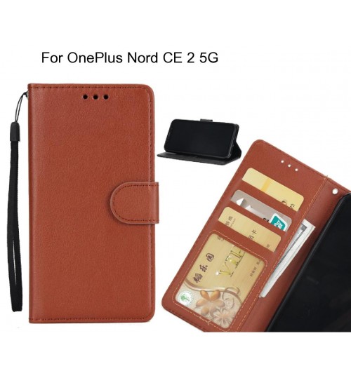 OnePlus Nord CE 2 5G  case Silk Texture Leather Wallet Case