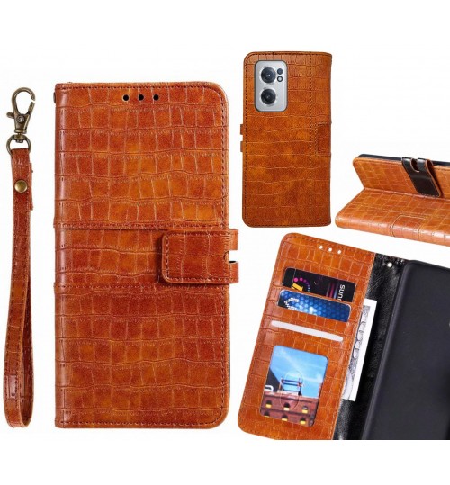 OnePlus Nord CE 2 5G case croco wallet Leather case