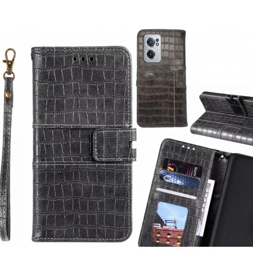 OnePlus Nord CE 2 5G case croco wallet Leather case