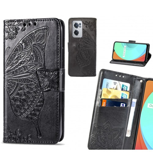 OnePlus Nord CE 2 5G case Embossed Butterfly Wallet Leather Case