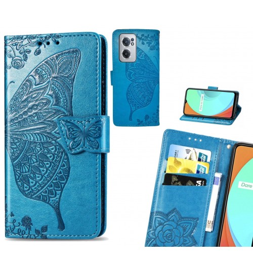 OnePlus Nord CE 2 5G case Embossed Butterfly Wallet Leather Case