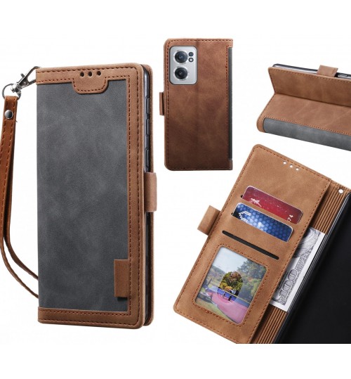 OnePlus Nord CE 2 5G Case Wallet Denim Leather Case Cover