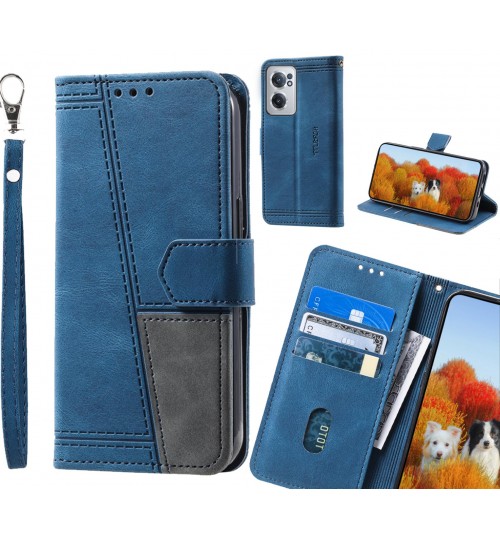 OnePlus Nord CE 2 5G Case Wallet Premium Denim Leather Cover