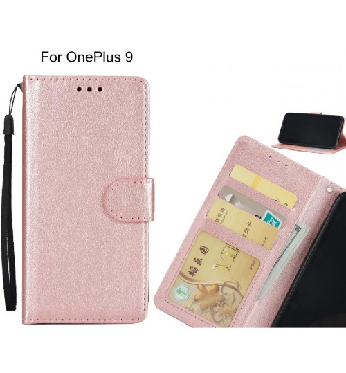 OnePlus 9  case Silk Texture Leather Wallet Case