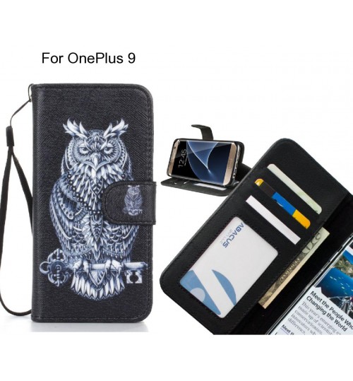 OnePlus 9 case 3 card leather wallet case printed ID