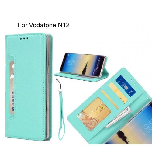 Vodafone N12 case Silk Texture Leather Wallet case