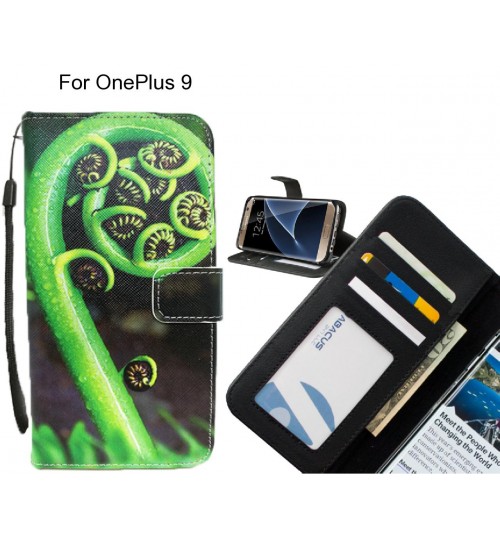 OnePlus 9 case 3 card leather wallet case printed ID