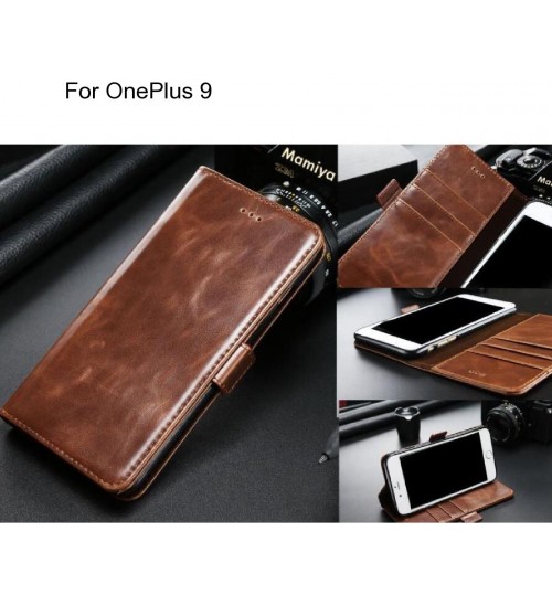 OnePlus 9 case executive leather wallet case