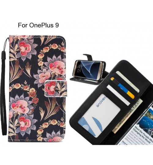 OnePlus 9 case 3 card leather wallet case printed ID