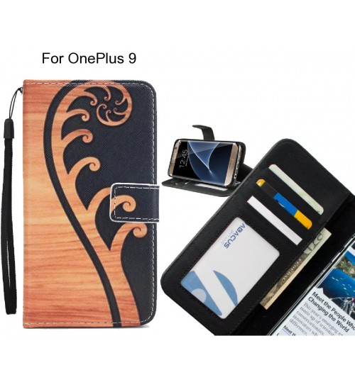 OnePlus 9 case 3 card leather wallet case printed ID