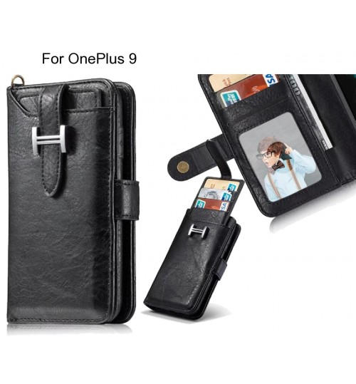 OnePlus 9 Case Retro leather case multi cards cash pocket