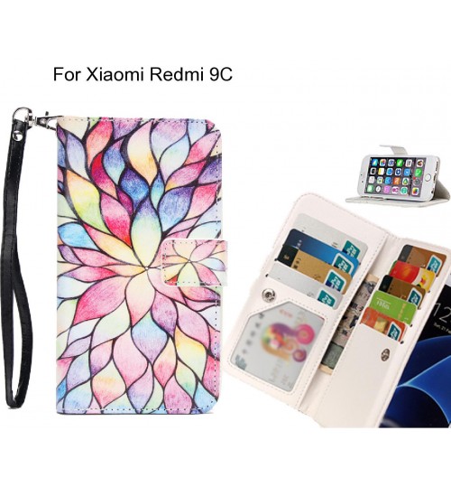 Xiaomi Redmi 9C case Multifunction wallet leather case