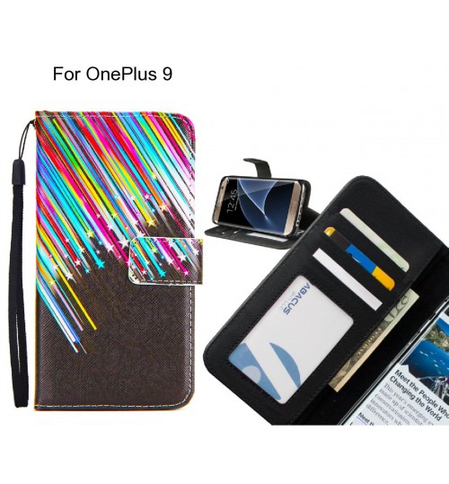 OnePlus 9 case 3 card leather wallet case printed ID