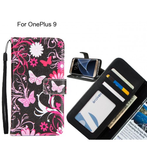 OnePlus 9 case 3 card leather wallet case printed ID