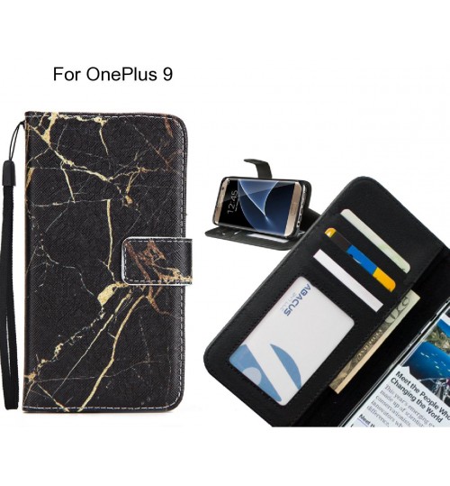 OnePlus 9 case 3 card leather wallet case printed ID