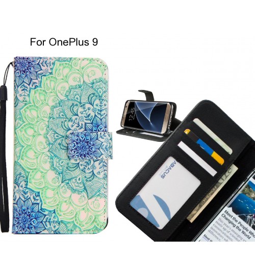 OnePlus 9 case 3 card leather wallet case printed ID