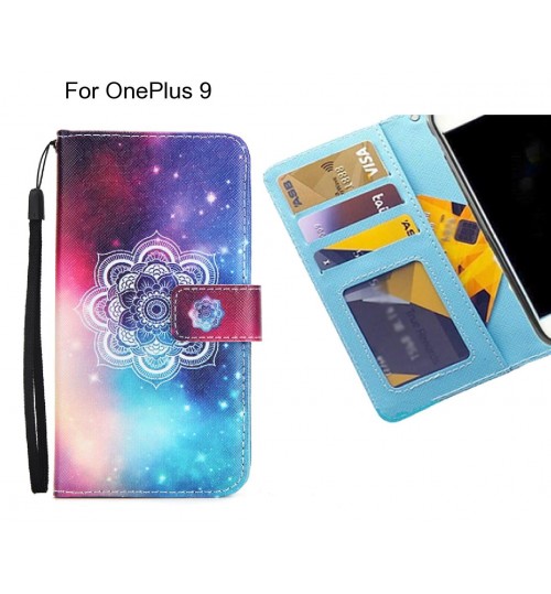 OnePlus 9 case 3 card leather wallet case printed ID