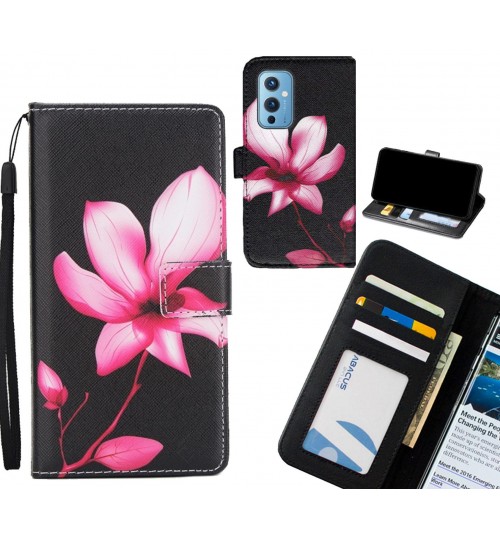 OnePlus 9 case 3 card leather wallet case printed ID