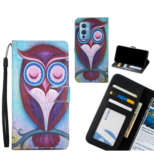 OnePlus 9 case 3 card leather wallet case printed ID