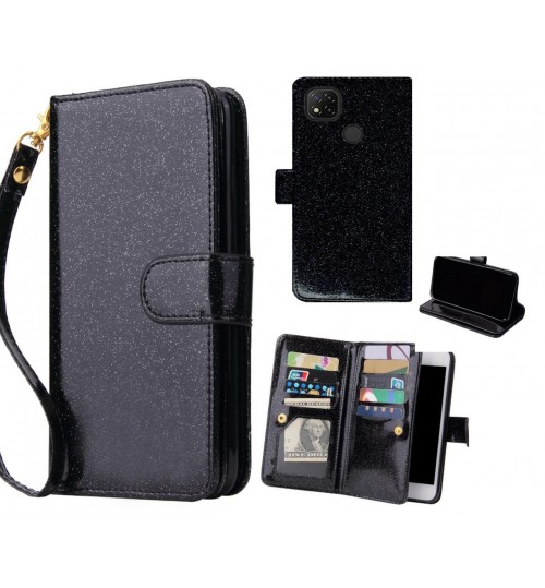 Xiaomi Redmi 9C Case Glaring Multifunction Wallet Leather Case